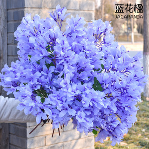 Ramo de Jacaranda Artificial Morado, Tela Impermeable para Decoración de Interiores y Exteriores - Product Image 3