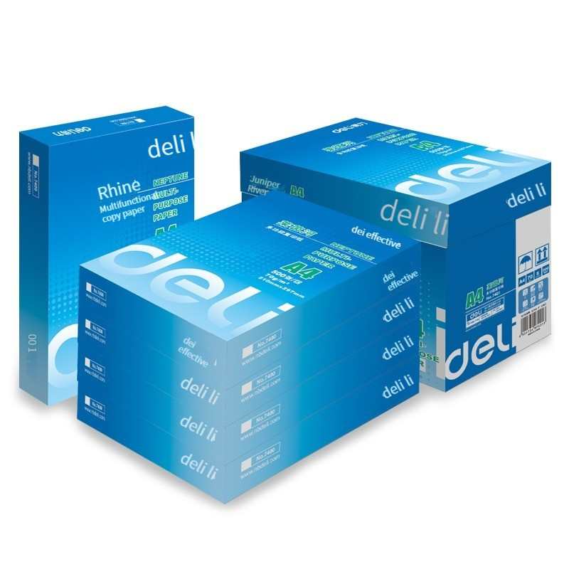 Deli 7401 A5 копировальная бумага для студентов офиса 70 г/80 г древесная целлюлоза Студенческая бумага для царапин дуплексная печать