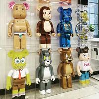 Vitrine de présentation pour jouets en acrylique transparent de grande taille, anti-poussière, personnalisée, boîte de présentation pour Bearbrick
