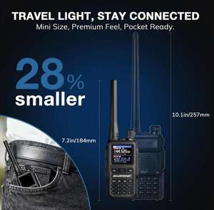 Radio Bidireccional Baofeng 5R Mini de 5W, Tipo-C USB, Copia Inalámbrica de Frecuencia UHF/VHF, Radio Amateur con Programación por Aplicación, Radio Bidireccional AM/FM - Product Image 6