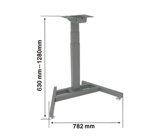 Mesa eléctrica ajustable, mueble <span class=keywords><strong>factor</strong></span>, una pierna, para oficina - Product Image 3