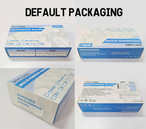 <span class=keywords><strong>Gant</strong></span> synthétique en vinyle sans <span class=keywords><strong>poudre</strong></span>, 20 pièces, bleu, noir, nitrile, transparent - Product Image 3