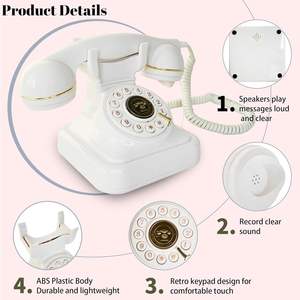 FiayaCom F01 pour livre de messages téléphone Antique support de mariage panneau filaire <span class=keywords><strong>cabine</strong></span> vidéo florale 32GB <span class=keywords><strong>carte</strong></span> SD 1000mAh - Product Image 6