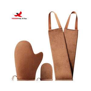 Kit applicateur de bronzage auto double face en velours à bas prix pour approvisionnement mixte, avec mitaines applicatrices de bronzage auto pour le pouce - Product Image 2