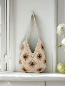 Finished Handmade Cartoon Bohemia Summer <b>Beach</b> Sewing <b>Accessory</b> Handicraft One-shoulder Messenger Bag New Year Gift - Product Image 5