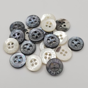 Tùy Chỉnh Chất Lượng Cao Khắc Logo Akoya agoya bào ngư Bất Tự Nhiên Vỏ Mẹ Nút - Product Image 6