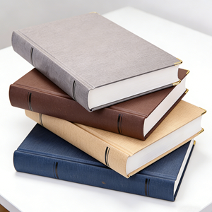 Carnet de notes de luxe rétro A5 A6 en cuir avec impression personnalisée et logo, idéal pour les <span class=keywords><strong>cadres</strong></span> d'entreprise - Product Image 1