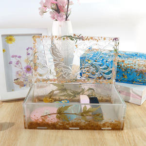 YS prix usine bricolage boîte de rangement moule porte-bijoux étui Silicone <span class=keywords><strong>plâtre</strong></span> moule artisanat décorations pour la maison bougie faisant des outils - Product Image 5