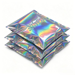 Bolsas de Envío de Aluminio Láser con Logotipo Personalizado, Bolsas de <span class=keywords><strong>Correo</strong></span> Metálicas Brillantes Holográficas para Ropa - Product Image 5