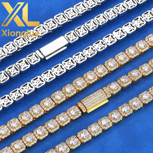 Sugar <b>Chain</b> Pink Stainless Steel <b>Iced</b> <b>Out</b> Miami 12mm 14mm Vvs Moissanite Diamond Cuban Link <b>Chain</b> Bracelet for Men Party - Product Image 4