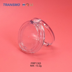 Emballage de fard à joues en cristal recyclable, étiquette privée, personnalisation de l'emballage du fard à joues, emballage de fard à joues entièrement transparent - Product Image 4