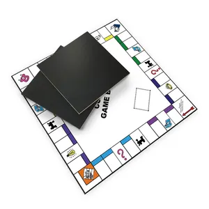 Fundição fábrica chinesa oem board game fabricante design impressão personalizado jogos de tabuleiro para família adultos crianças