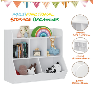 Organisateur <span class=keywords><strong>de</strong></span> stockage <span class=keywords><strong>de</strong></span> jouets avec bibliothèque enfants Multi étagère Cubby pour livres jouets organisateur <span class=keywords><strong>de</strong></span> stockage pour garçons filles jouer - Product Image 6