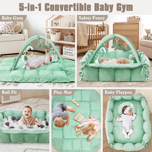 Tapis de jeu pour bébé, aire de jeu pour bébé, épais, grand, <span class=keywords><strong>centre</strong></span> d'activités pour bébé, du nouveau-né au tout-petit, développement des compétences - Product Image 3