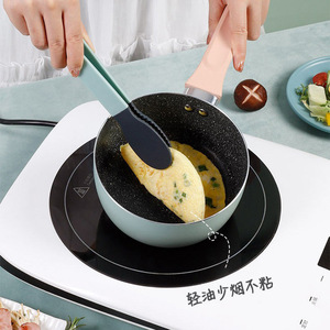 Olla antiadherente para comida de bebé Bear con tapa, olla pequeña para sopa para comidas infantiles, color verde clásico - Product Image 2