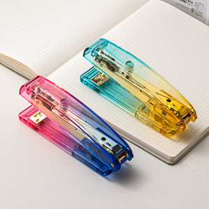 مقرنة ورق سطح مكتب من الأكريليك الشفاف بلون ذهبي وردي وشفاف سلك مدهس من من من من من من من من من من من من من من من من من ومن ومن ومن ومن ومن ومن ومن ومن ومن ومن ومن ومن ومن ومن ومن ومن ثم - Product Image 3