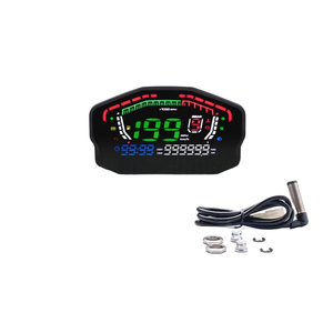 Tachymètre numérique, instrument à affichage numérique, affichage numérique LED pour la tension, le régime et le kilométrage, jauge multifonctionnelle - Product Image 2