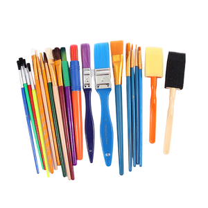 Ensemble professionnel de 22 pinceaux à poils de cheval avec manche en nylon pour la <span class=keywords><strong>peinture</strong></span> à l'huile, <span class=keywords><strong>peinture</strong></span> acrylique, <span class=keywords><strong>aquarelle</strong></span>, gouache, fournitures artistiques - Product Image 1
