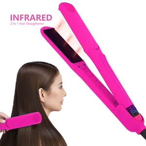 Hot Fabrikant Titanium Flat Iron Hoge Kwaliteit Luxe Pro Tech Keratine Behandeling Stijltang Voor Afrikaanse Haar