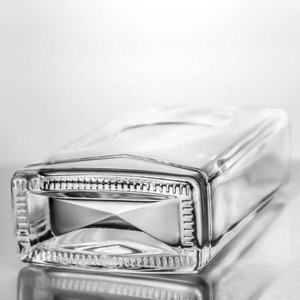 Botella de Vidrio Cuadrada Transparente de Fondo Alto de 700ml, con Calcomanías y Estampado en Caliente, para Whisky, Tequila, Brandy, Vodka, Licores, <span class=keywords><strong>Guala</strong></span> - Product Image 3