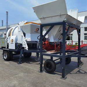 Nouvelle pompe à béton pour travaux de construction, distance de transport verticale de 20 m, source d'alimentation électrique diesel, moteur, prix du cœur du système - Product Image 1