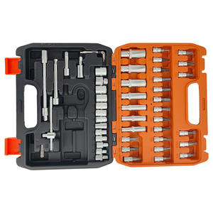 53 Pcs Cr-v Screwdriver Bits Multifunctional Wrench Socket <b>Set</b> Toolbox <b>Hand</b> <b>Tools</b> Hardware Kit Hard Case OEM E-Friend Car Repair - Product Image 5