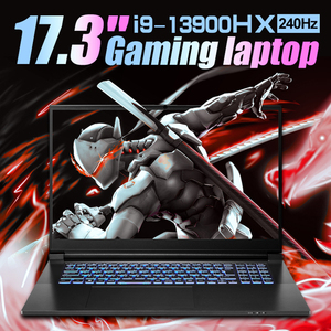 โน้ตบุ๊กเกมมิ่งขนาด 17.3 นิ้ว QHD 144Hz ขายส่ง พร้อม Core I9-13900Hx Rtx 4060 4070 8G หน่วยความจำวิดีโอ DDR4 ปลั๊กแบบ UK - Product Image 2