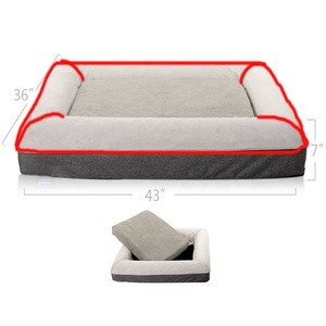 Cama impermeable de espuma viscoelástica para mascotas, suministros para mascotas - Product Image 2