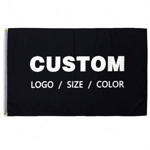Banderas con Logotipo Impreso Personalizado a Precio de Mayoreo, Grandes Banderas Publicitarias para Exteriores para Eventos Promocionales - Product Image 1