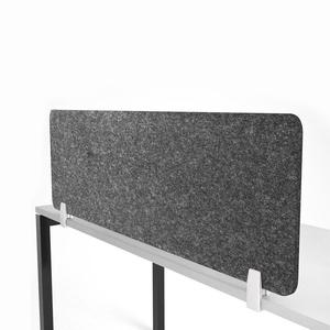 40 * 12in PET Écran de confidentialité acoustique Partition insonorisant Panneau de séparation de table de bureau acoustique Diminution du bruit - Product Image 1