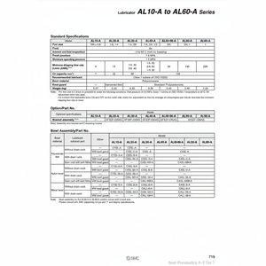Graisseur de type modulaire SMC Pneumatics AL40-04-A pièces pneumatiques de haute qualité - Product Image 1