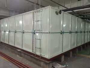 Tangki penyimpanan air bersegmen GPR <span class=keywords><strong>FRP</strong></span>/SMC, untuk perawatan air dan penggunaan Restoran dimensi khusus 1 tahun - Product Image 3