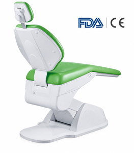 Fauteuil dentaire électrique CE Economic GD S200 avec éclairage LED à capteur, crachoir rotatif, structure en acier et plastique - Product Image 1
