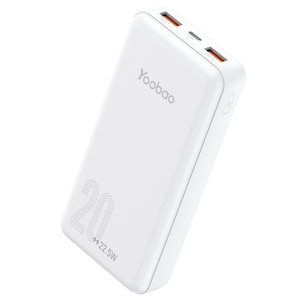 <span class=keywords><strong>YOOBAO</strong></span> แบตสำรองพกพา รุ่น 2DQ ความจุ 20000mAh ชาร์จเร็ว ขายดี - Product Image 2