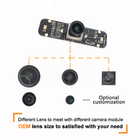 Module de caméra USB mini 4K Fisheye OEM 1080P HD 8MP avec capteur CMOS IMX415 Starlight, autofocus et détection humaine IA intégrée