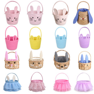 Lovely Sequin <strong>Unicorn</strong> Easter Basket <strong>Party</strong> Holiday <strong>Supplies</strong> Egg Hunting Easter Gift Storage Decor Basket Girls Tote Bags - Product Image 5