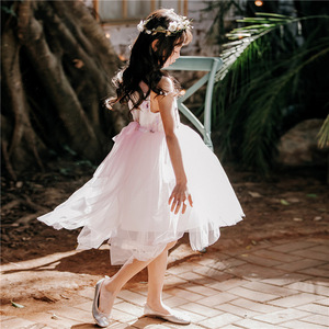 Nuevos Vestidos Casuales de Tul con Bordado Turco para Niñas, Diseño Occidental Premium, Compre a un Proveedor Chino - Product Image 3