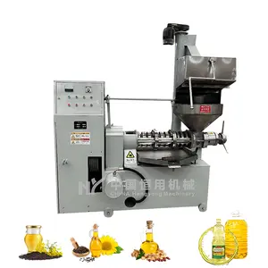 Efficiency cold pressed flaxseed Soybean oil pressing machinery/sunflower Canola oil press machine