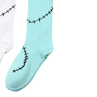 Gants et chaussettes tricotés sans doigts en polyester pour Halloween, ensemble d'accessoires de costume unisexe pour jeux de rôle COS d'automne