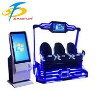 VR Game Machine 9D VR Theme Park Equipo de Cine de realidad virtual que funciona con monedas al aire libre para entretenimiento educativo para VR