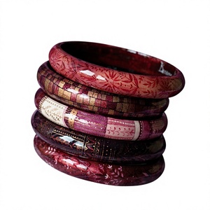Handmade Customized High Quality Indian Fashion <b>Bracelets</b> for Women Women's Fashion Jewelry-Finished Bangles with Girls - Product Image 2