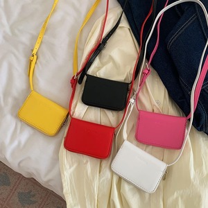 กระเป๋าสะพายข้างขนาดเล็กหนัง PU ปิดซิปแบบพกพากระเป๋าสตางค์ขนาดเล็กสำหรับผู้หญิงชุดประจำวันฤดูร้อน 2024 D8781 - Product Image 1