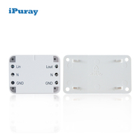 Kit de commutateur à distance sans fil RF 4 canaux, pas de câblage requis, portée jusqu'à 30 m, 250 V AC, 2 A courant maximal