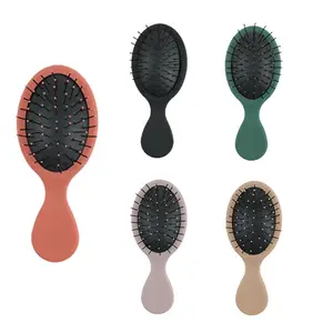 Portable Pocket Hair Comb Salon Styling Hairbrush Wet Dry Bristles Massager Hair Comb Horsehair Comb Fashion Styling Tool