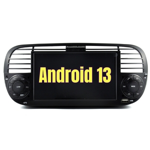 Vídeo GPS de navegación para coche ANDROID 13,0 para FIAT 500, módulo WIFI incorporado, reproductor de DVD para coche, carplay incorporado - Product Image 1