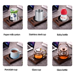 New <b>200W</b> Cup <b>Heater</b> Mug Warmer 100 Degrees Hot Tea Maker 5 Gear Warmer Coaster Electric Heating Pad Coffee Milk Tea 110V/220V - Product Image 6