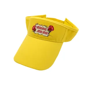 High Quality Cheap Sun Visor Hat Caps Printed Cotton Summer Headwear Sunshade daily sports beach caps