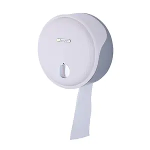 Wall Mount Toilet Accessories ABS Jumbo Hand Paper Towel Holder Dispenser Tissue Box Jumbo Roll Tissue Holder For Toilet