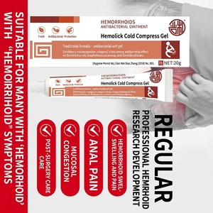 Ungüento para <span class=keywords><strong>Hemorroides</strong></span>, Gel Herbal OEM para el Cuidado de Heridas <span class=keywords><strong>Internas</strong></span> y <span class=keywords><strong>Externas</strong></span>, 20g - Product Image 5