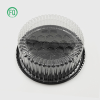 Boîte à gâteau dôme de qualité alimentaire recyclable 8 10 12 14 pouces Boîte à gâteau transparente